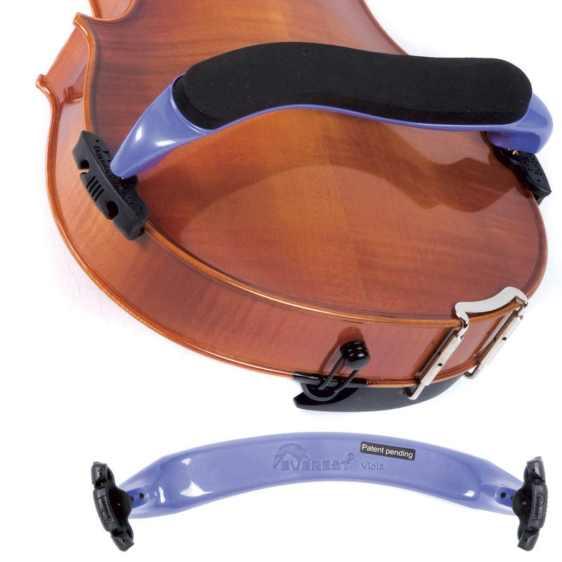 Everest ESVAPU ES Series 15"-16.5" Viola Adjustable Shoulder Rest - Purple - Image 1